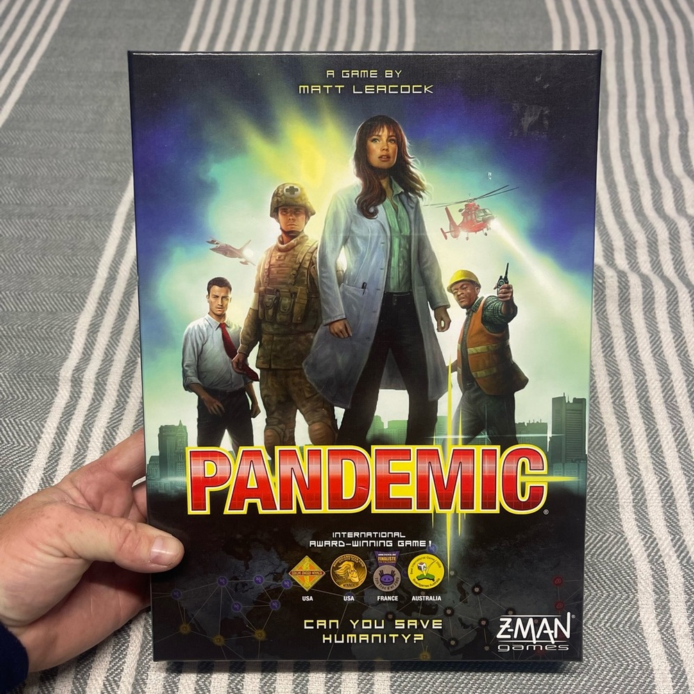 Pandemic Board Game by Z-Man‎ Games, Like New